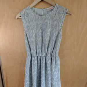 Moon Baby Blue Lace Dress